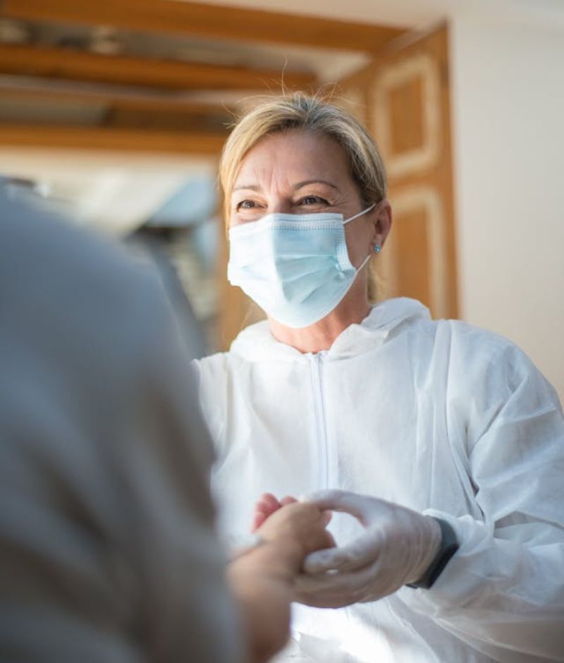 Compassionate caregiver providing personalized senior care support at Bloomora Grove Senior Care Home in Pomona California